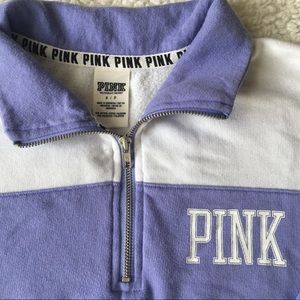VS PINK 1/4 Zip 💜